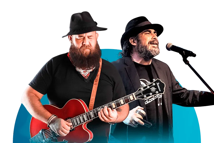 Fernando Ferreira e Paulo Gazela no XII São Lourenço Jazz Blues 2026